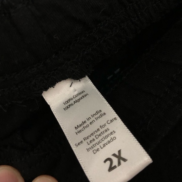 Harry Potter 2XLT hufflepuff Men's  Black Lounge Pants gold 0801 - Picture 9 of 11